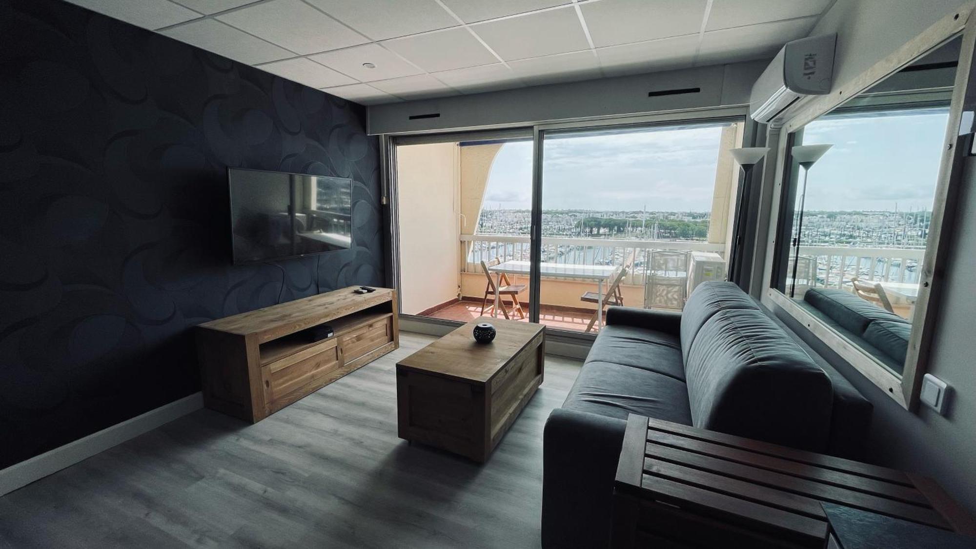 Studio, Vue Imprenable Marina Le Grau-du-Roi Kültér fotó